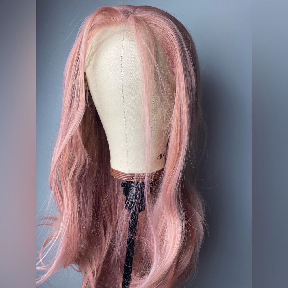 Pink Lace Front Wig
